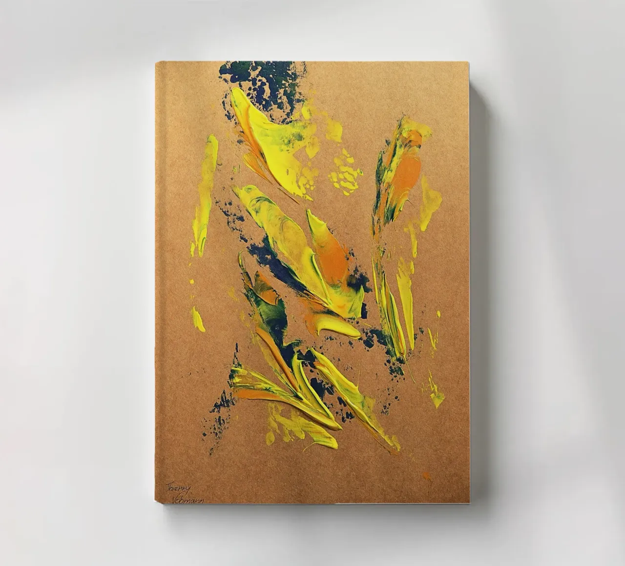 NATURAL STYLE 17 notebook by Thierry Vobmann Abstract painting
