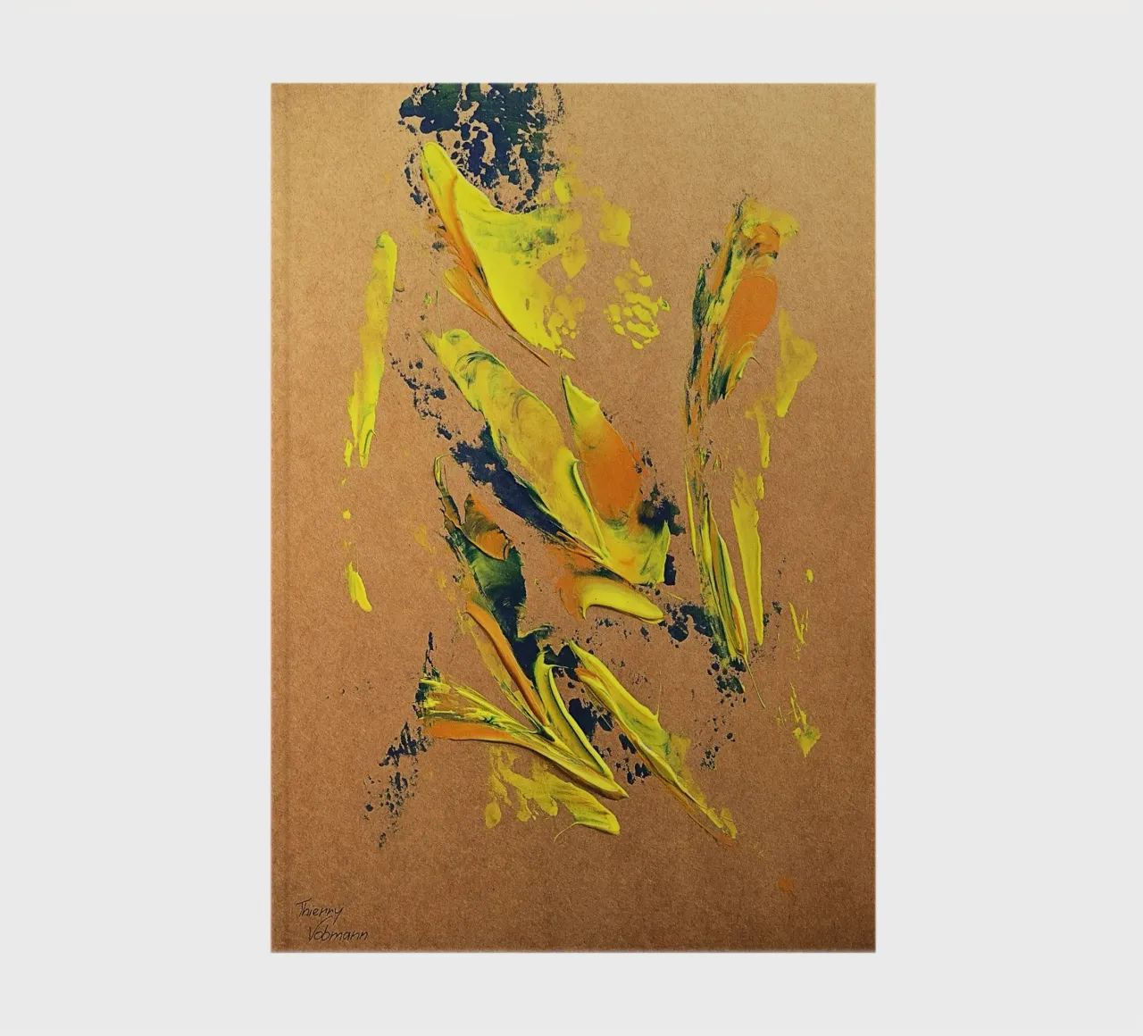 NATURAL STYLE 17 notebook by Thierry Vobmann Abstract painting