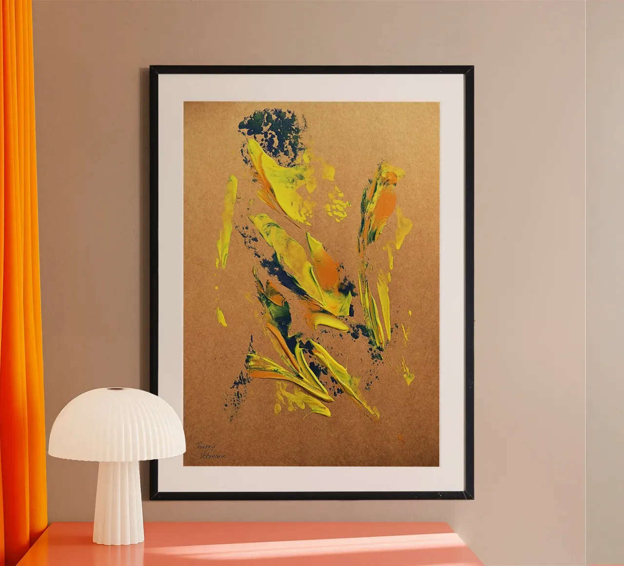 NATURAL STYLE 17 carta hahnemühle da Thierry Vobmann Abstract painting