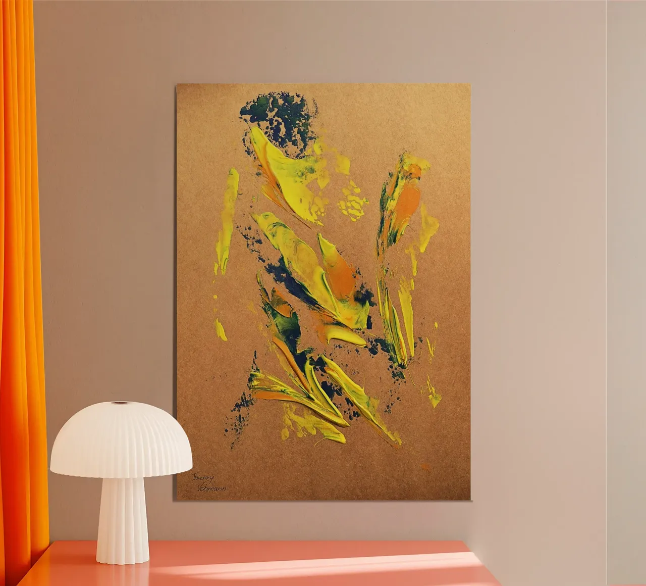 NATURAL STYLE 17 carta hahnemühle da Thierry Vobmann Abstract painting
