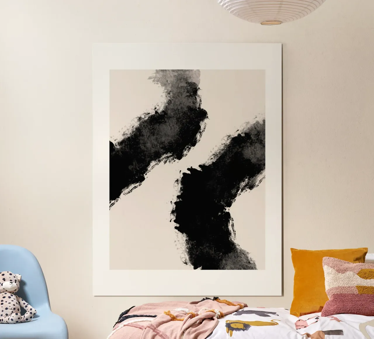 Vie Simple No 4 poster met kunststof frame van treechild