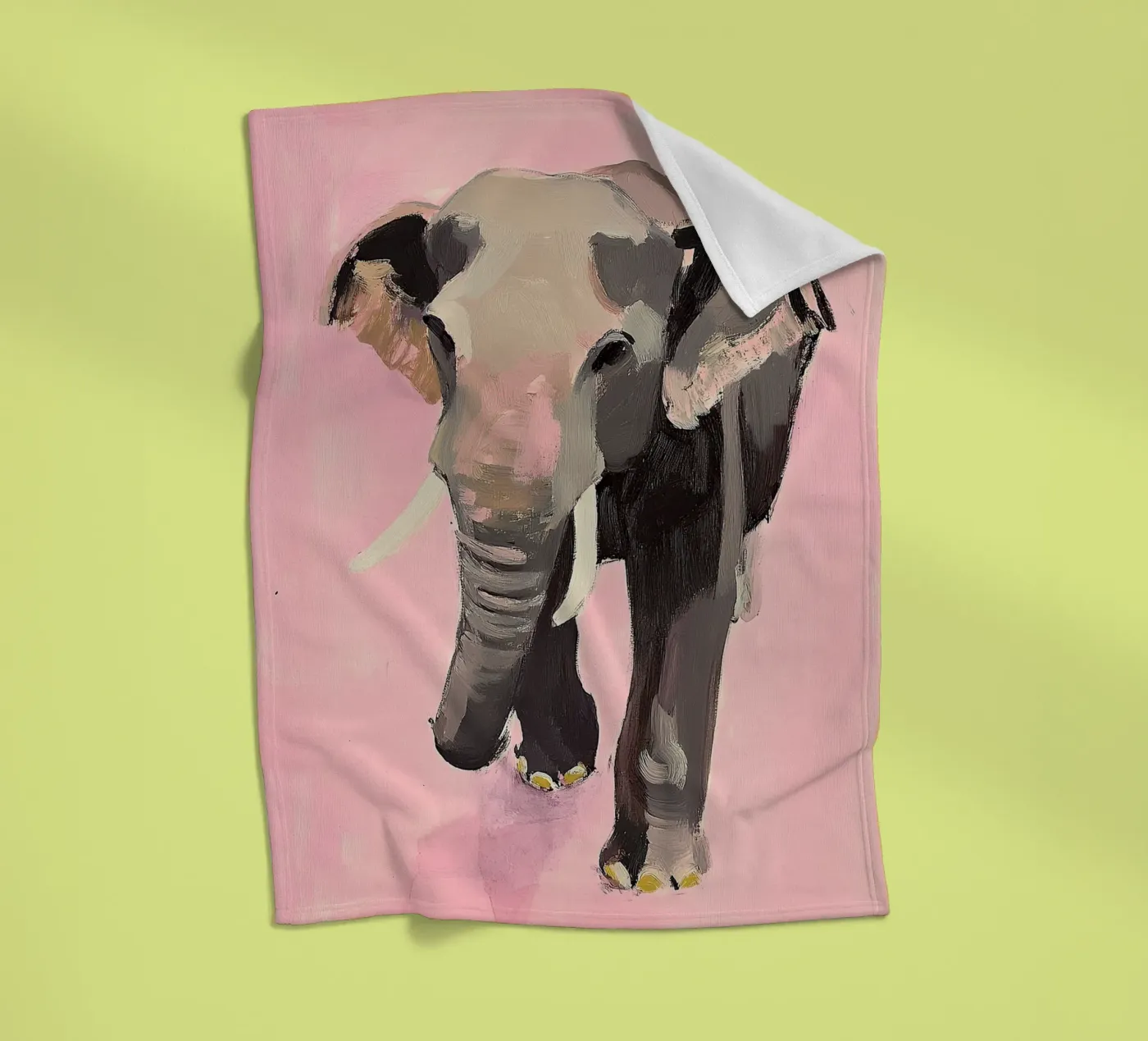 Elefant fleecedeken van Euphoria Theresa
