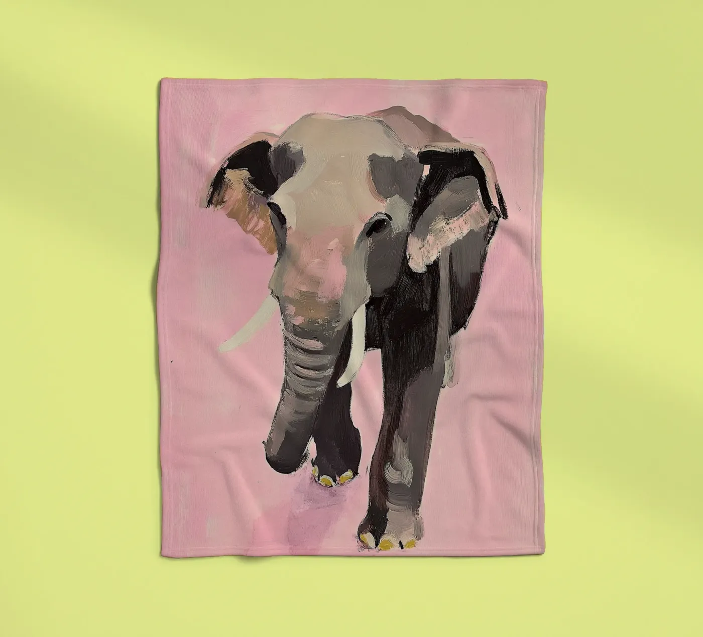 Elefant fleecedeken van Euphoria Theresa