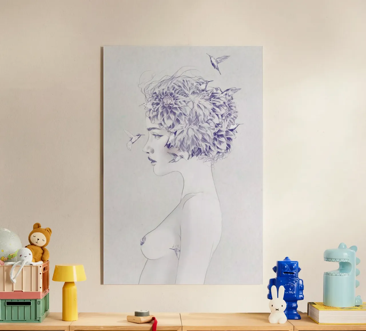 Dhalia 1 acrylic glass by Jenny Liz Rome