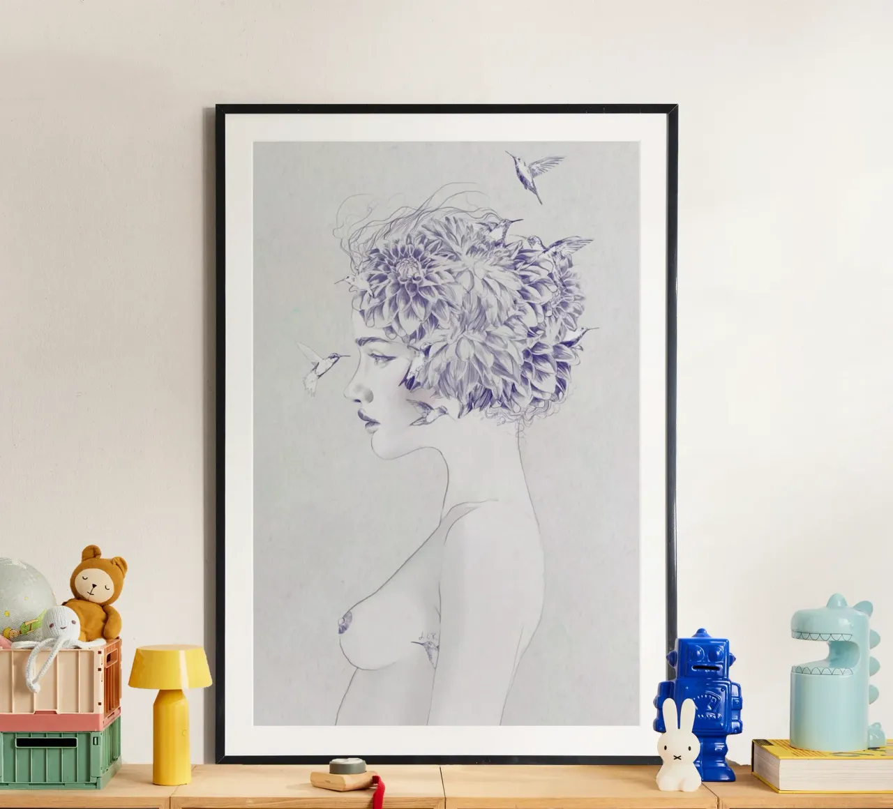 Dhalia 1 Poster von Jenny Liz Rome