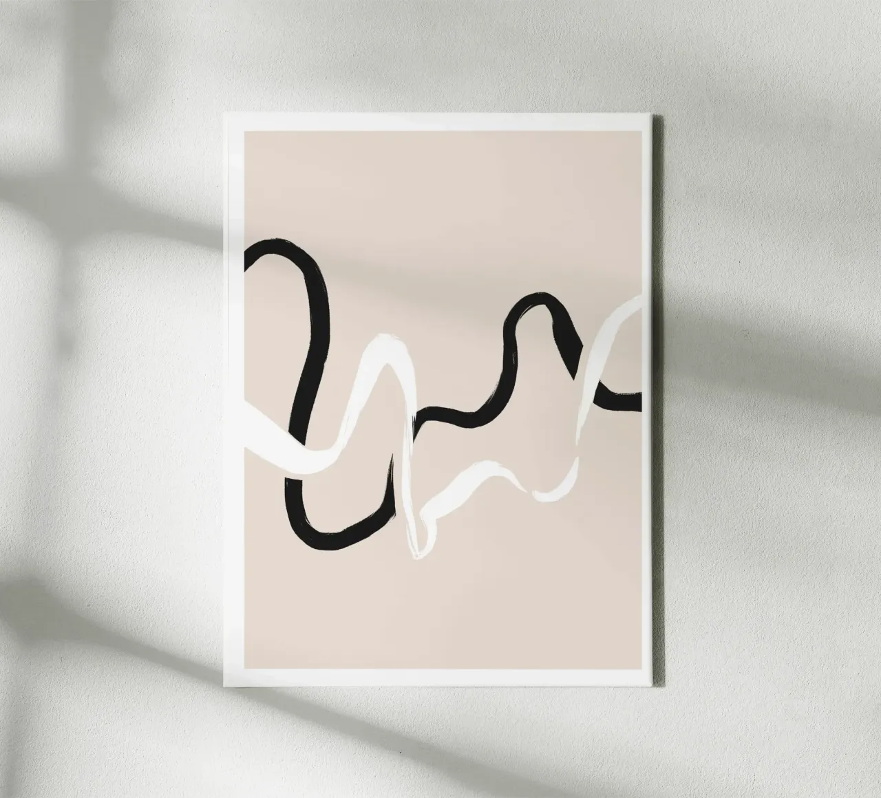Vie Simple No 8 canvas with Floater frame by treechild