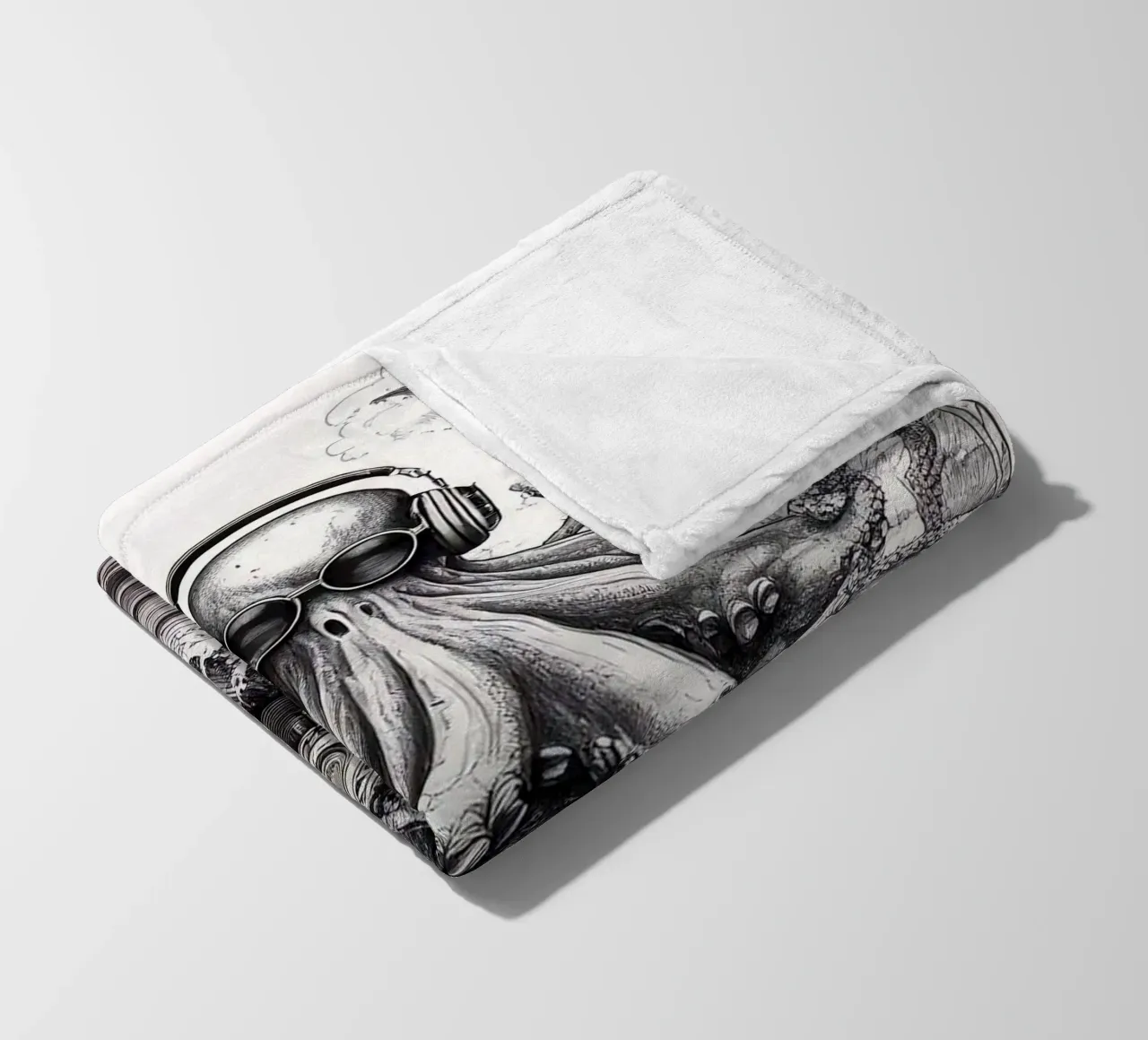Dj Poulpe 1 coperta in pile da tylerstudio