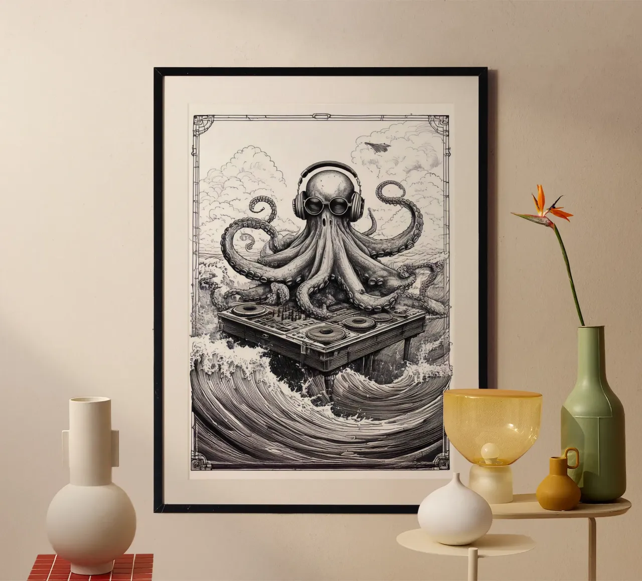 Dj Poulpe 1 Poster von tylerstudio