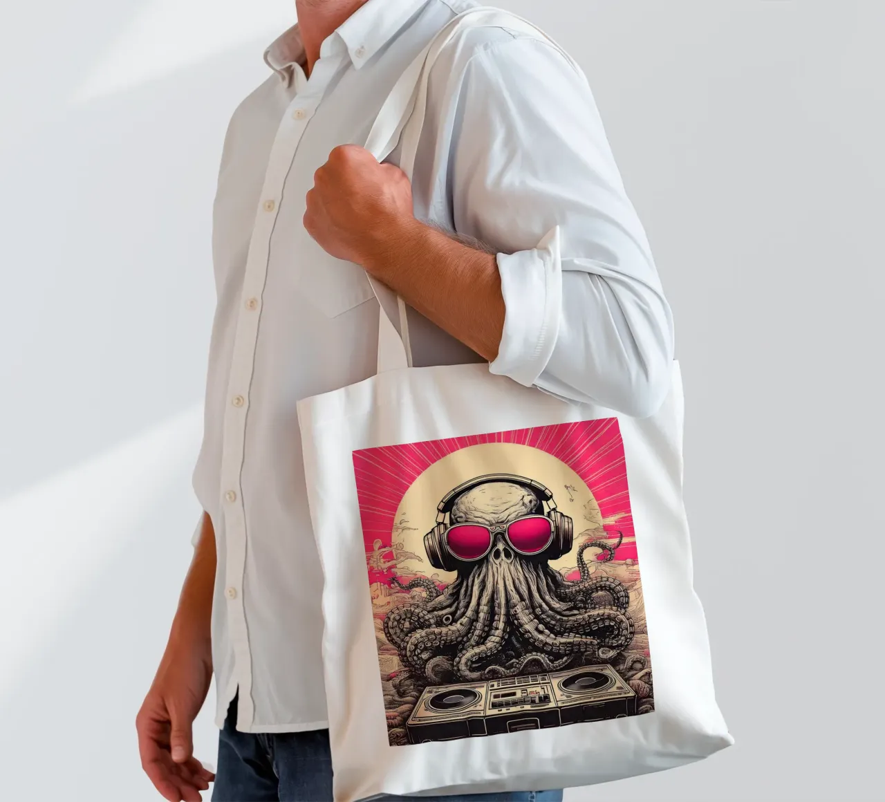 Poulpe of the death Jutebeutel von tylerstudio