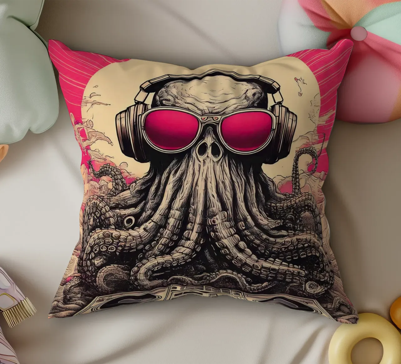 Poulpe of the death cuscino da tylerstudio