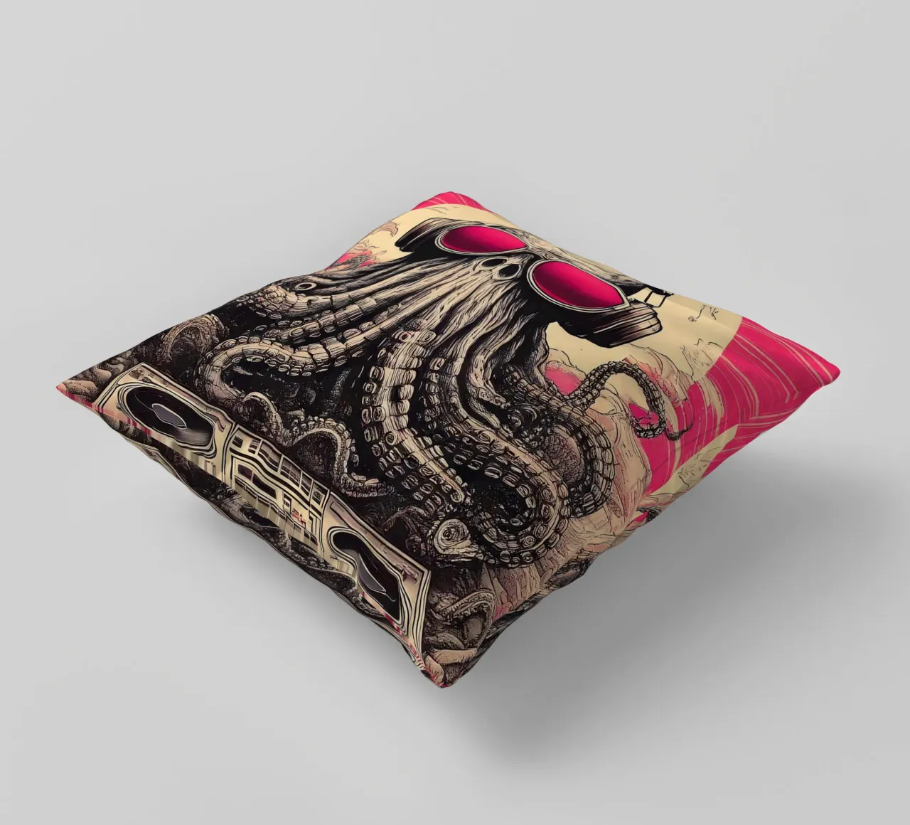 Poulpe of the death cuscino da tylerstudio