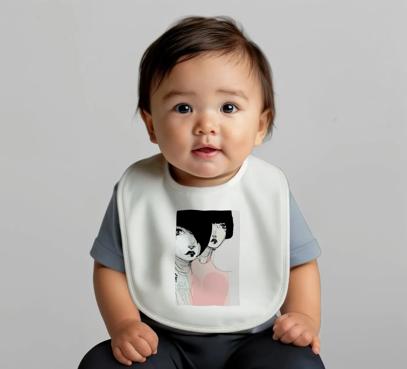 Iisis baby bib by Giulio Iurissevich