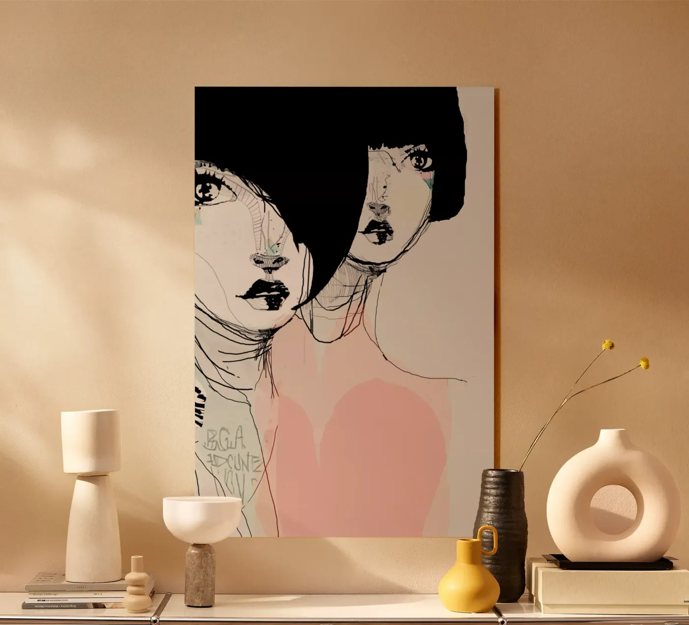 Iisis acryl van Giulio Iurissevich