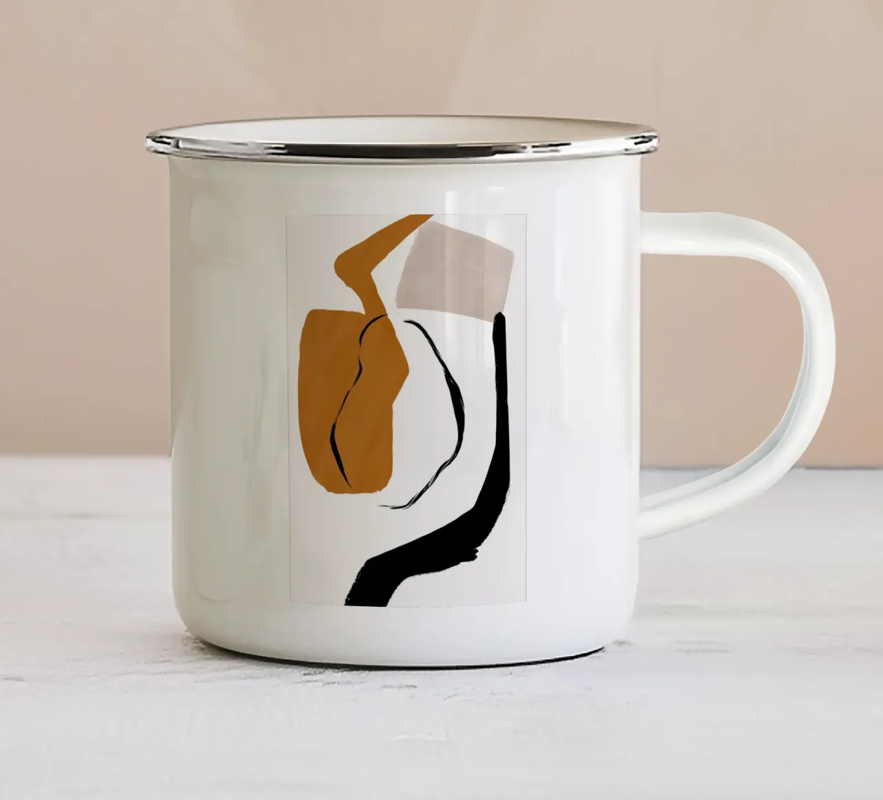 Vie Simple No 15 taza de esmalte de treechild