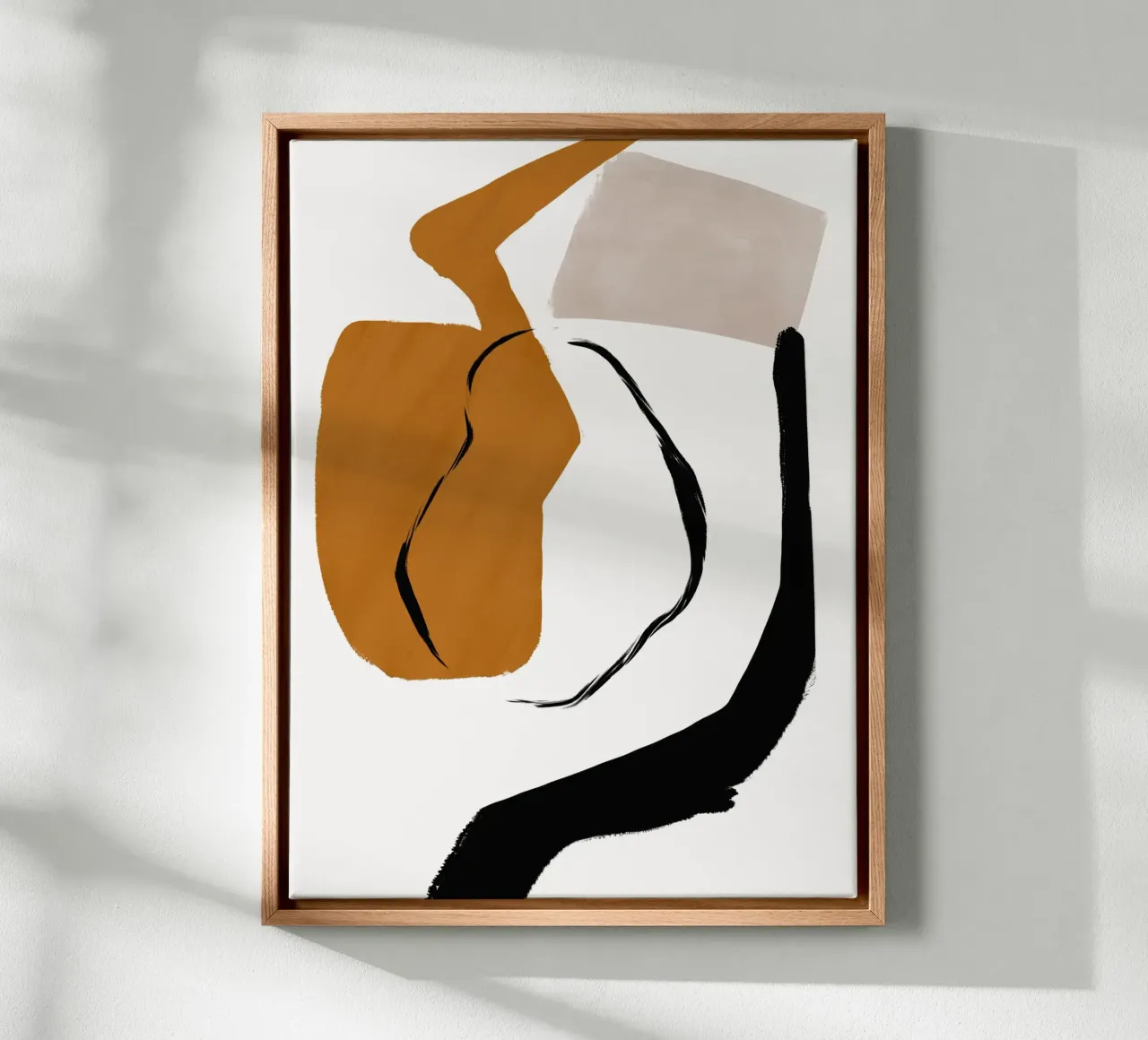 Vie Simple No 15 tela con Cornice a cassetta da treechild