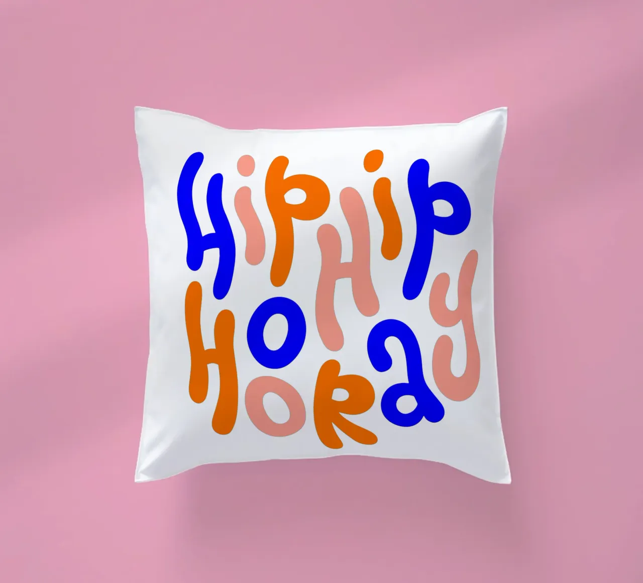 citation de la déclaration de motivation colorée coussin de The True Type