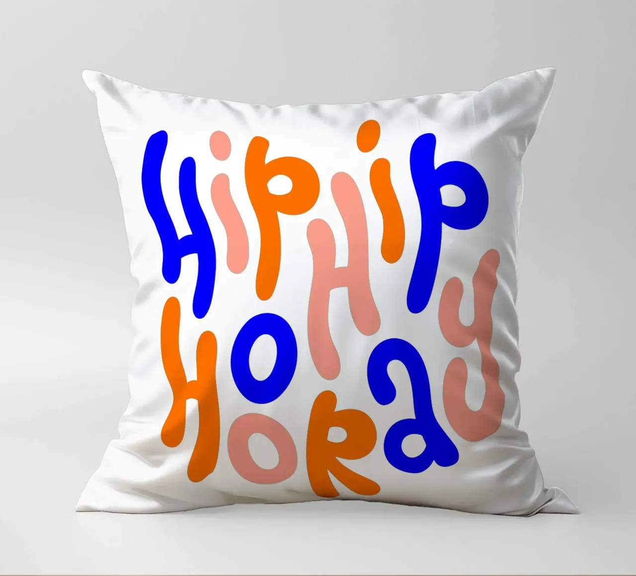 citation de la déclaration de motivation colorée coussin de The True Type