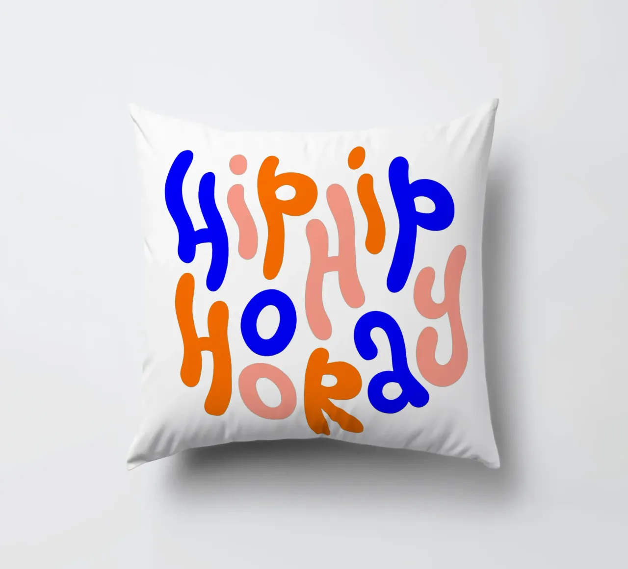 citation de la déclaration de motivation colorée coussin de The True Type