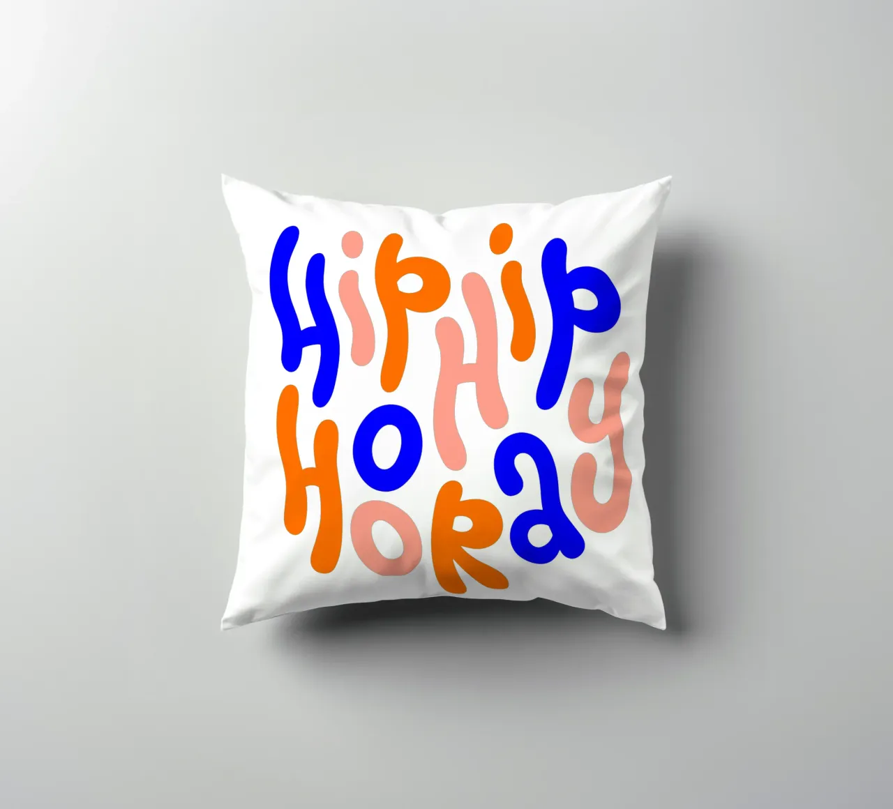 citation de la déclaration de motivation colorée coussin de The True Type