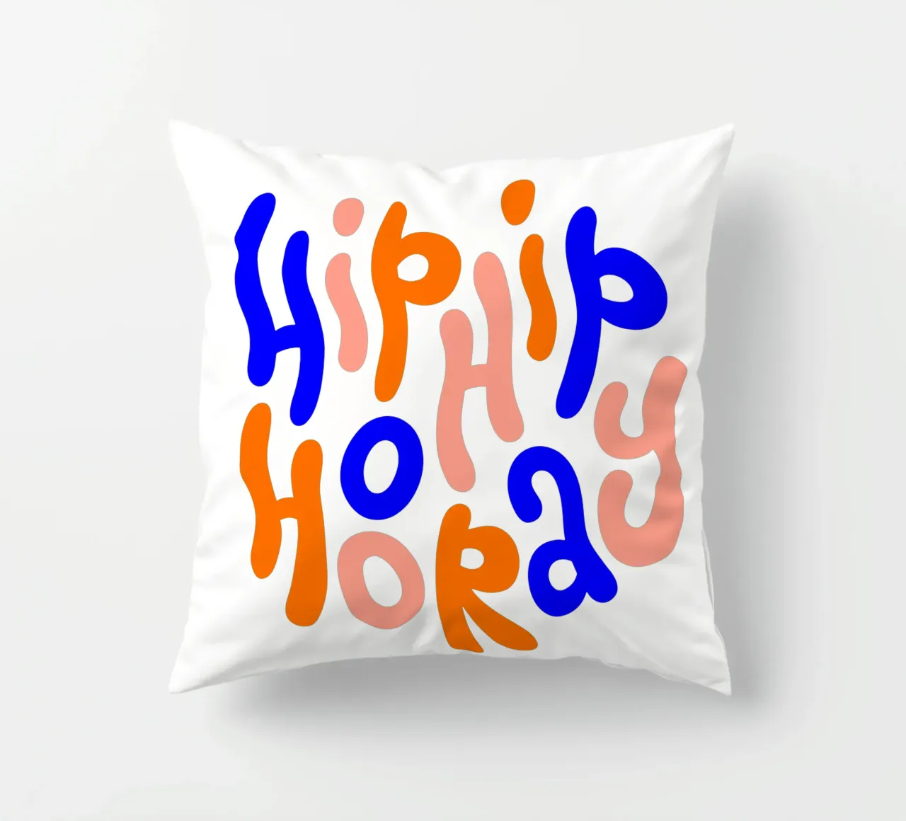 citation de la déclaration de motivation colorée coussin de The True Type