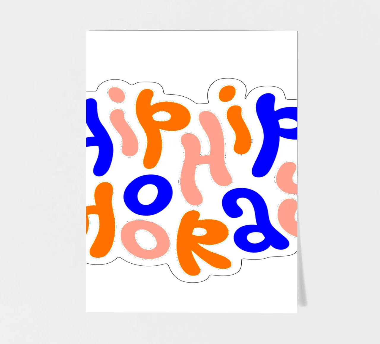 citation de la déclaration de motivation colorée planche autocollant de The True Type