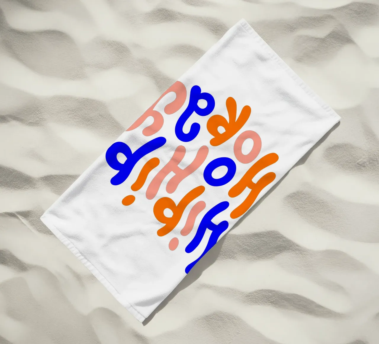 citation de la déclaration de motivation colorée serviette de plage de The True Type