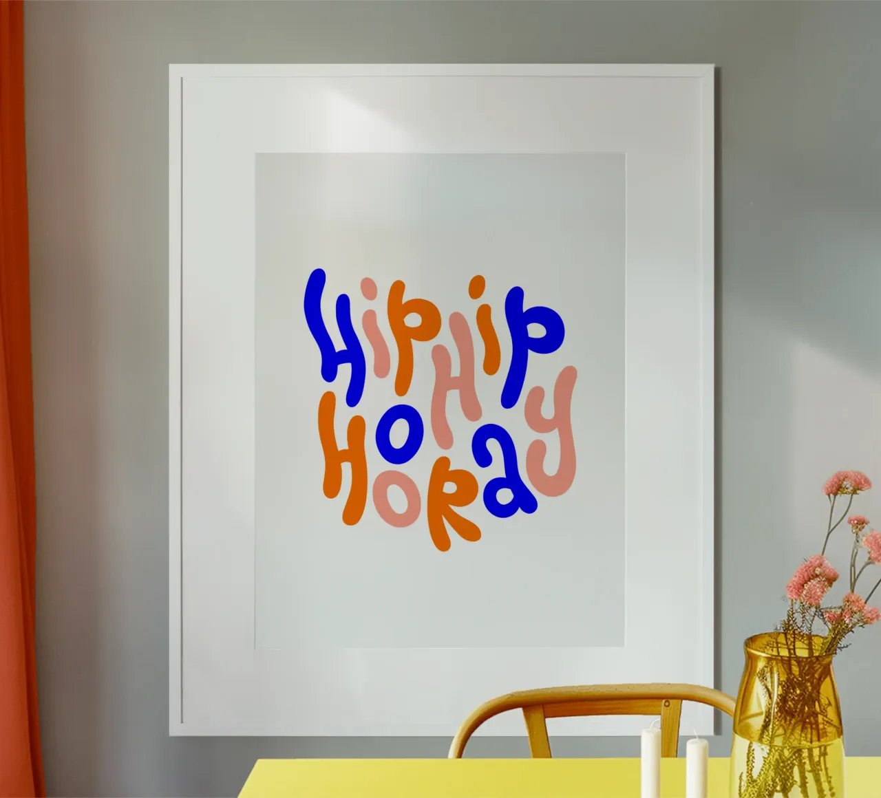 citation de la déclaration de motivation colorée poster avec cadre en aluminium de The True Type