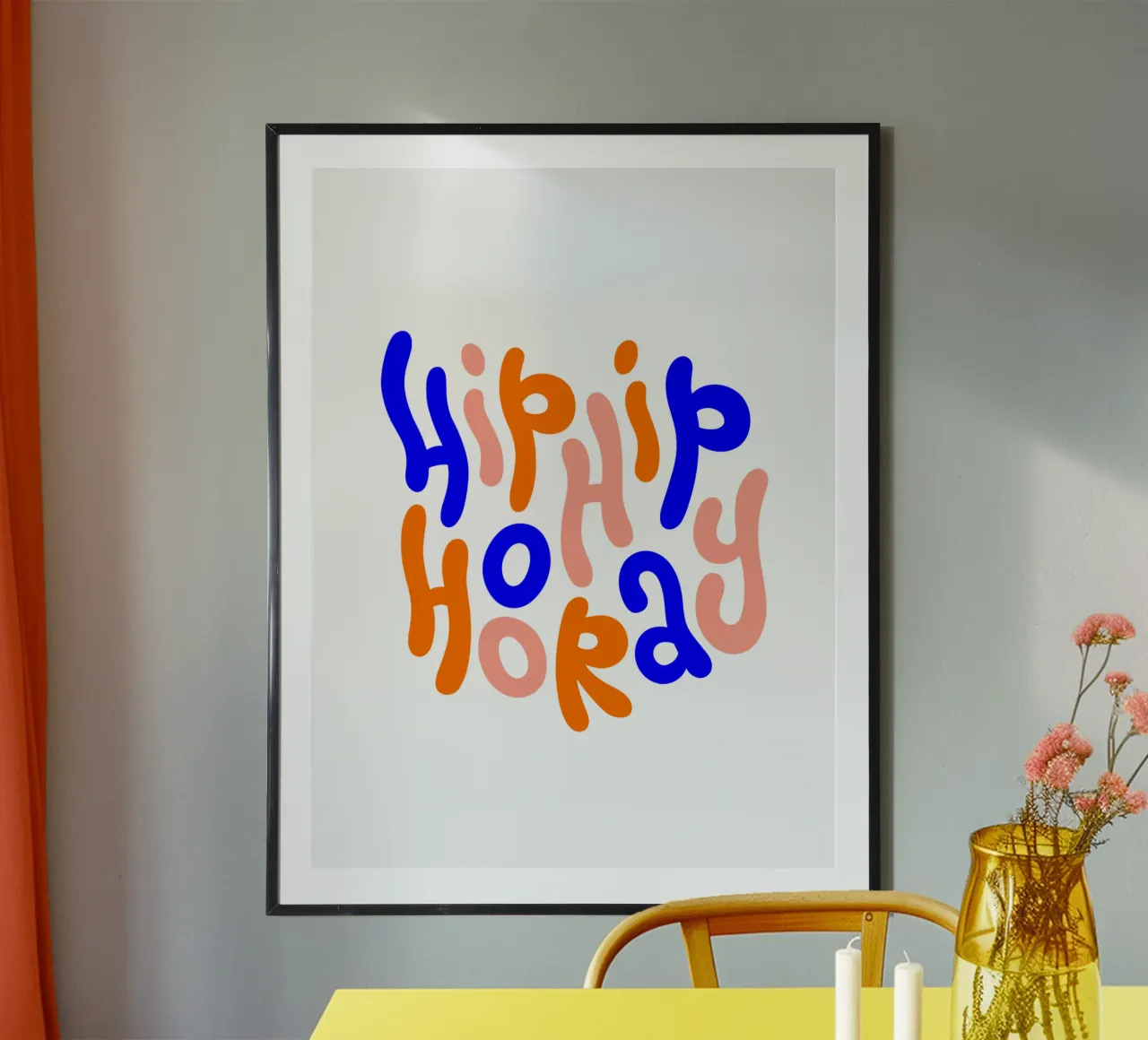 citation de la déclaration de motivation colorée poster avec cadre en aluminium de The True Type
