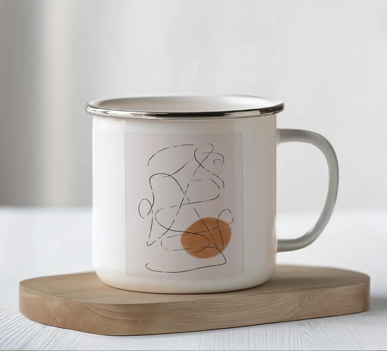 Vie Simple No 17 tazza in smalto da treechild
