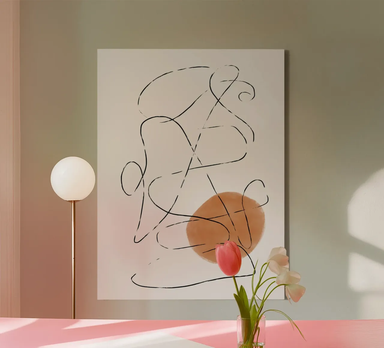 Vie Simple No 17 tela con Cornice a cassetta da treechild