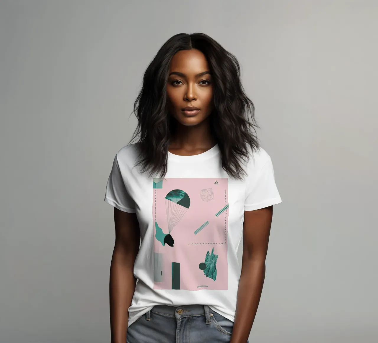 Objects 02 dames t-shirt getailleerd van Andreas Jarner