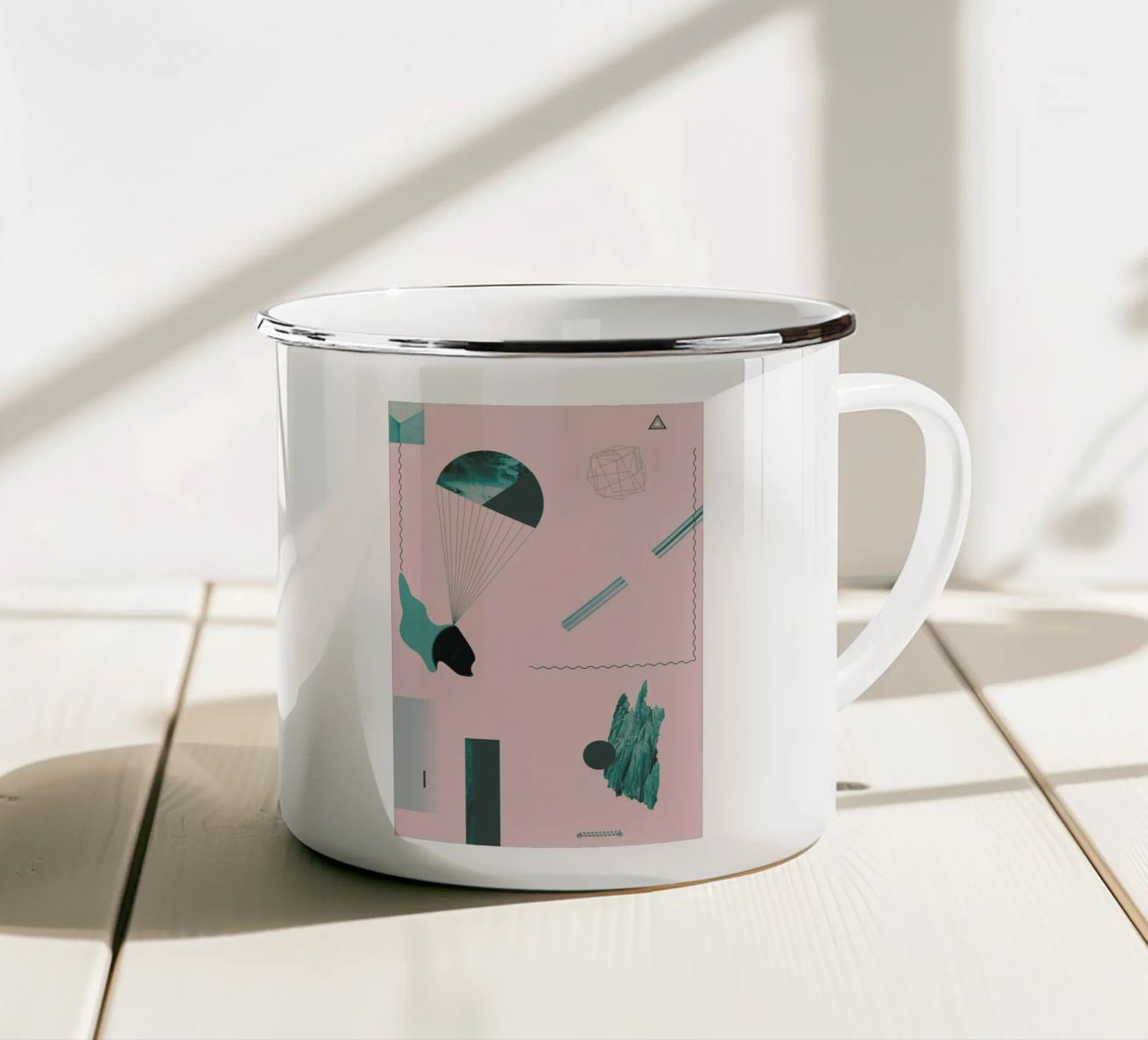 Objects 02 tazza in smalto da Andreas Jarner