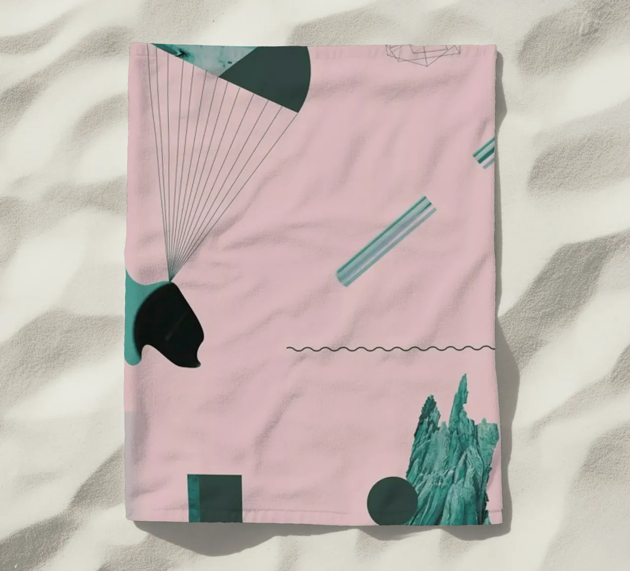 Objects 02 beach towel by Andreas Jarner