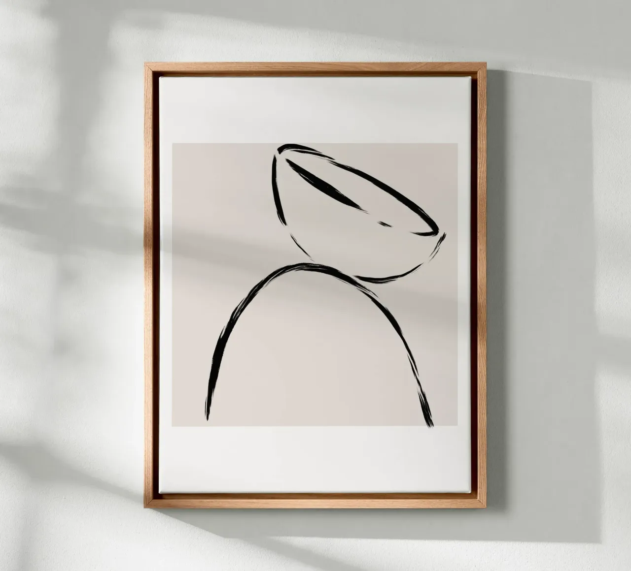Vie Simple No 21 tela con Cornice a cassetta da treechild