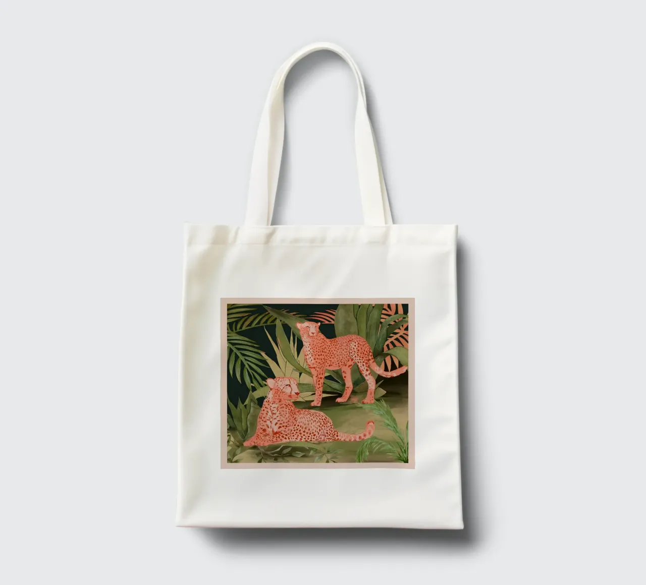Jungle Cheetahs 3 tote bag by ThingDesign