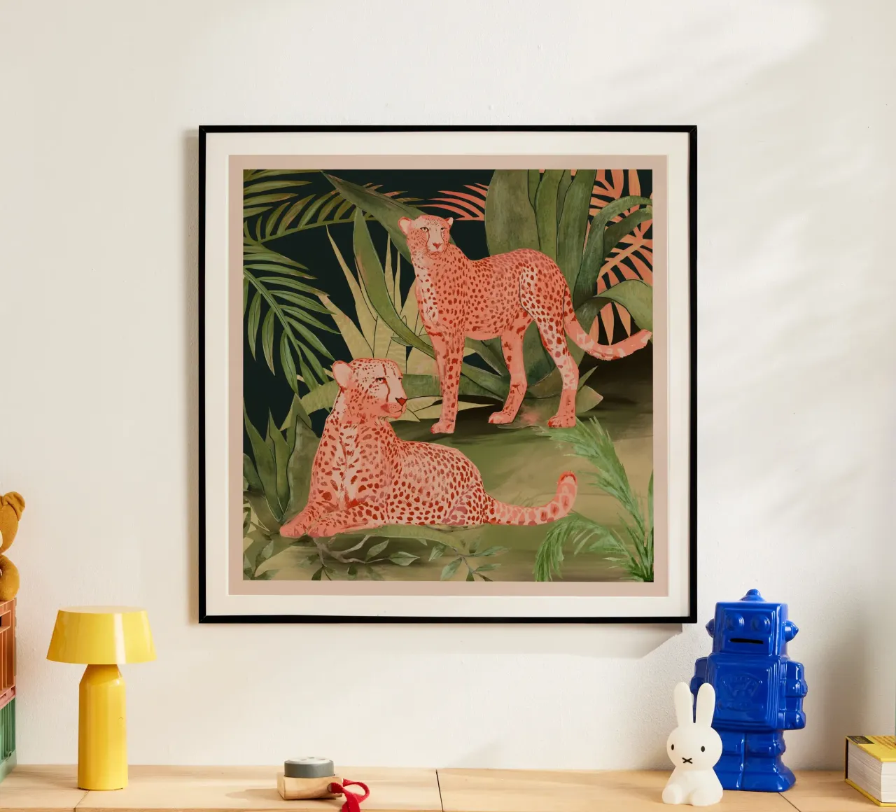 Jungle Cheetahs 3 poster by ThingDesign