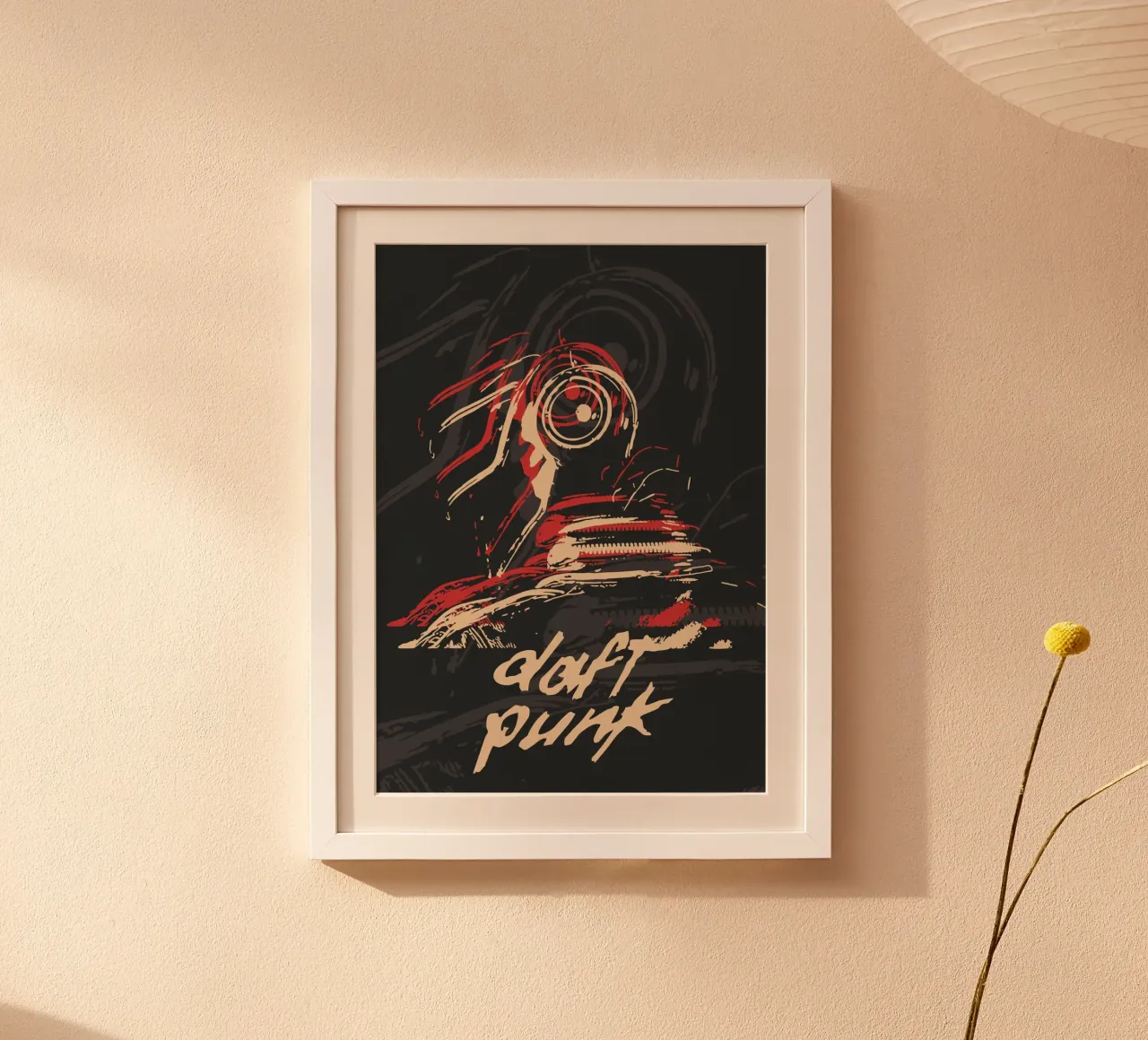 Daft Punk Line Art hahnemühle by Ad Nna Rock