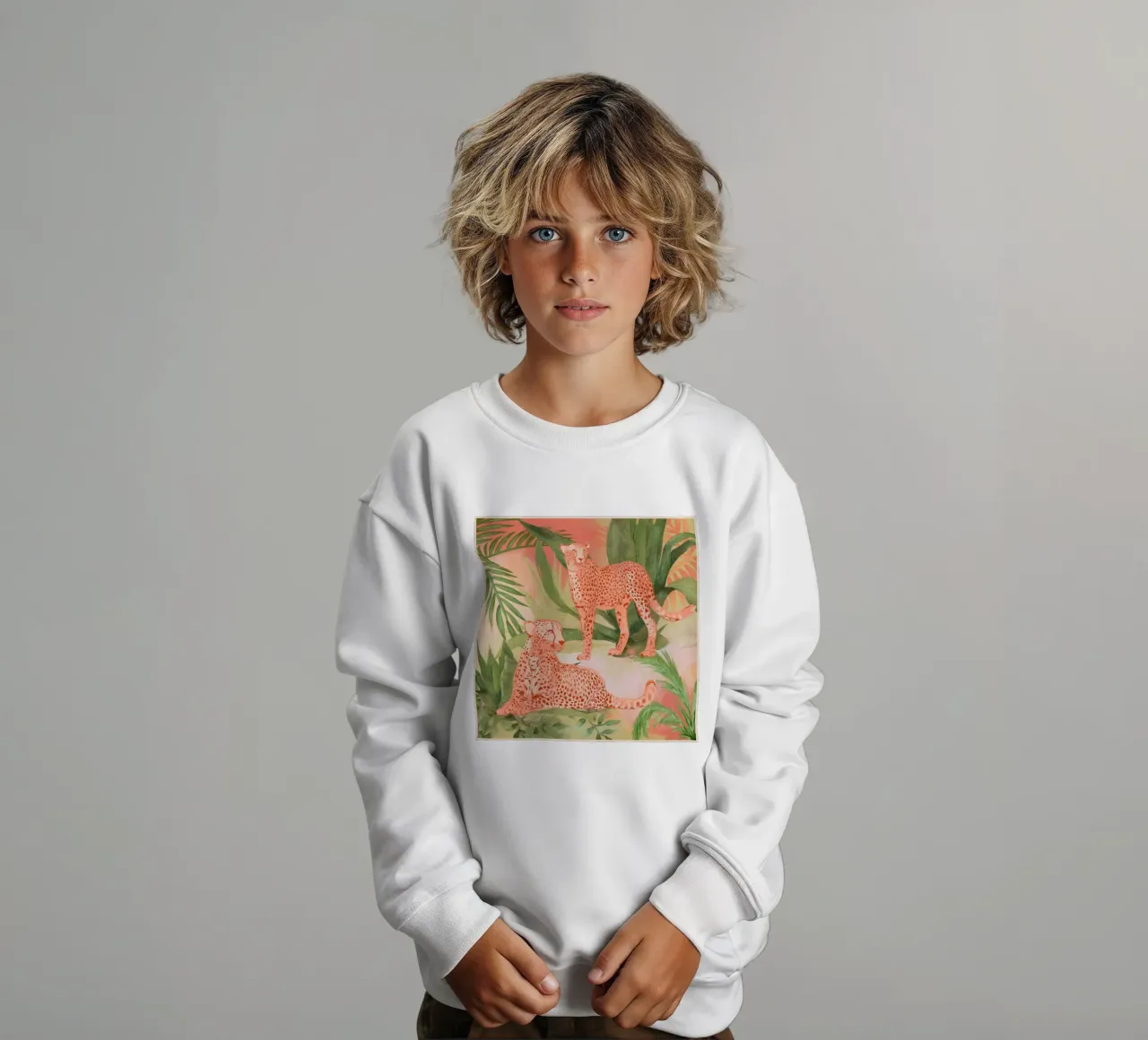 Ghepardi della giungla 2 felpa bambino da ThingDesign