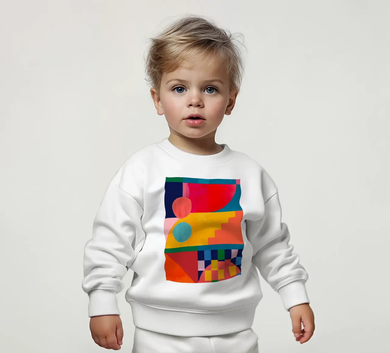 Forme geometriche 149 felpa neonato da Gaite