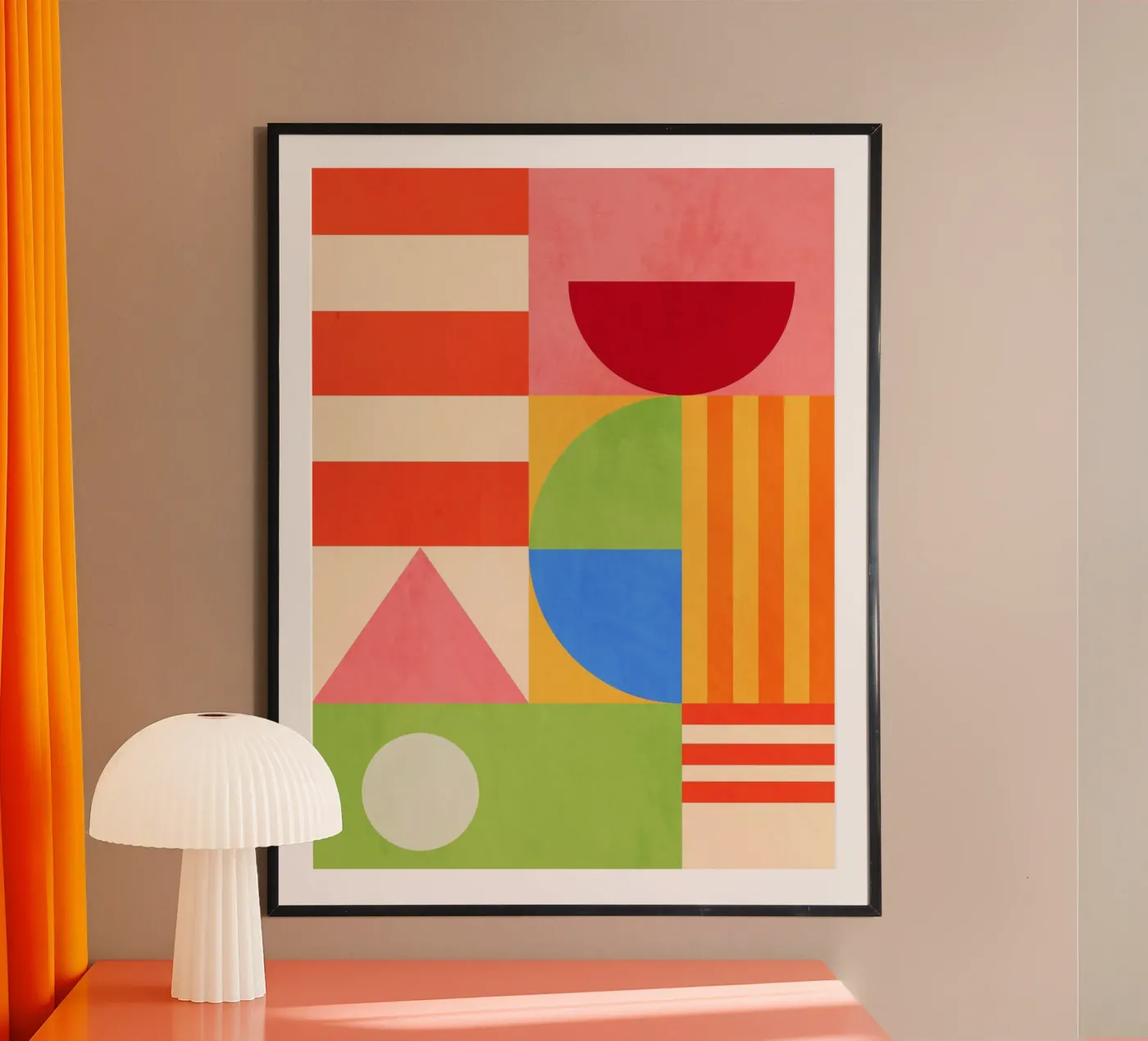 Geometric Shapes 151 poster da Gaite