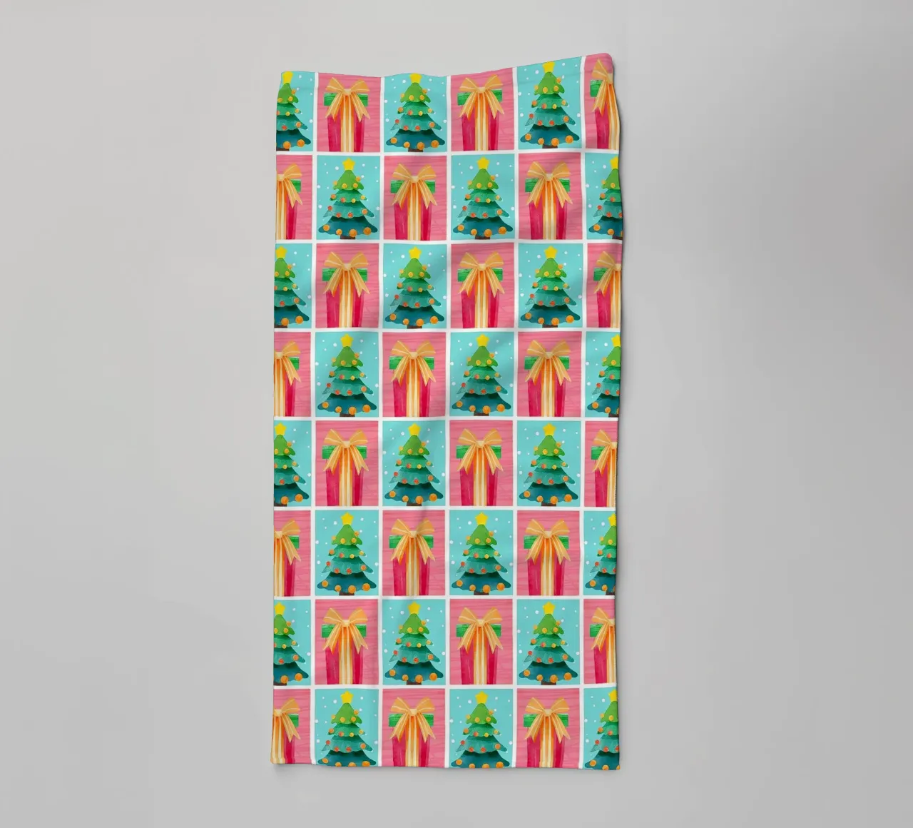 Un Noël joyeux serviette de bain de Kiroiharu