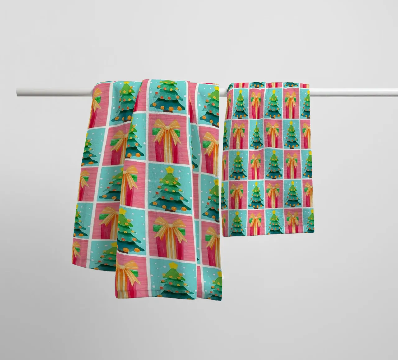 Un Noël joyeux serviette de bain de Kiroiharu