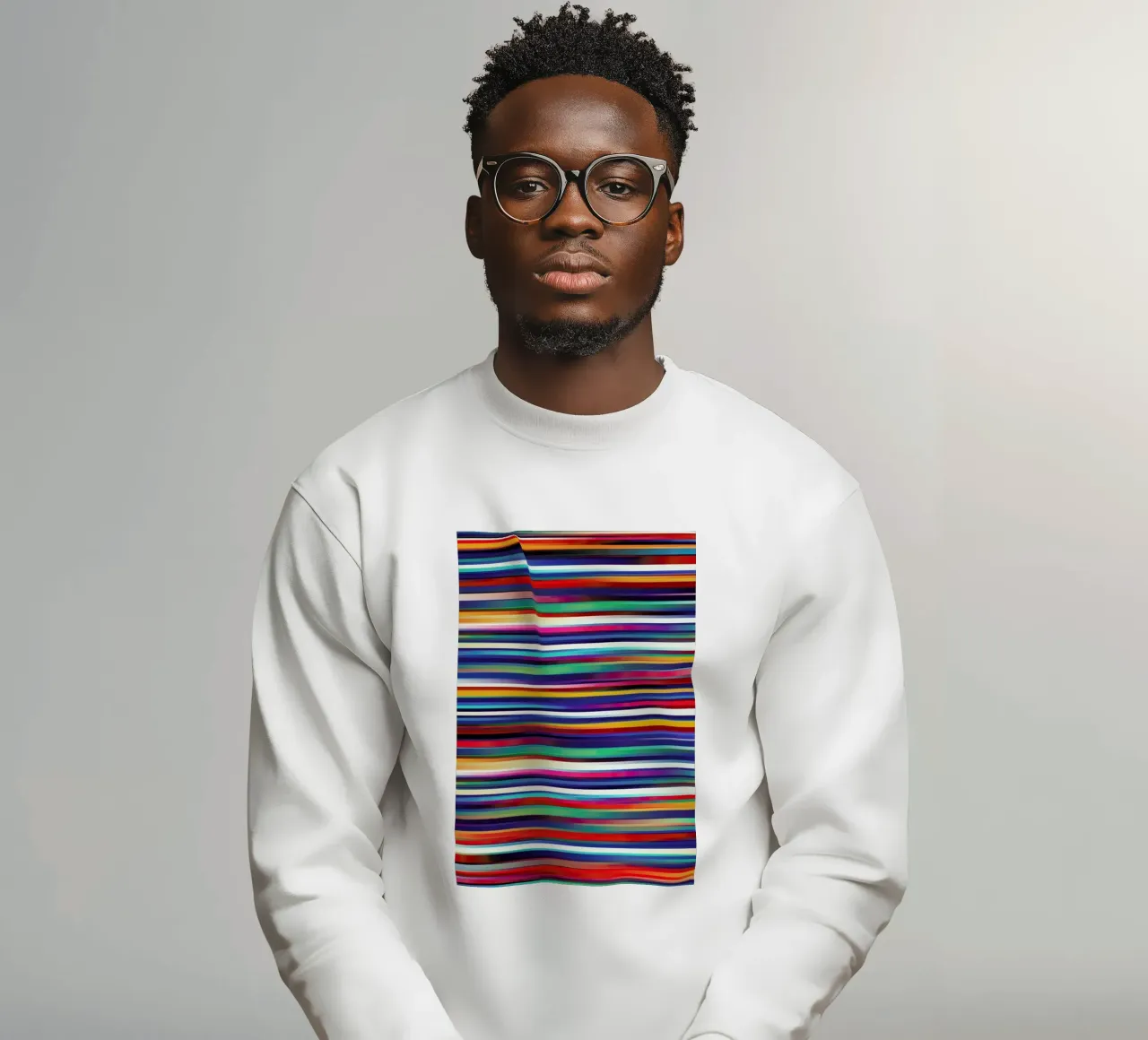 Blurry Lines Sweatshirt von Danny Ivan