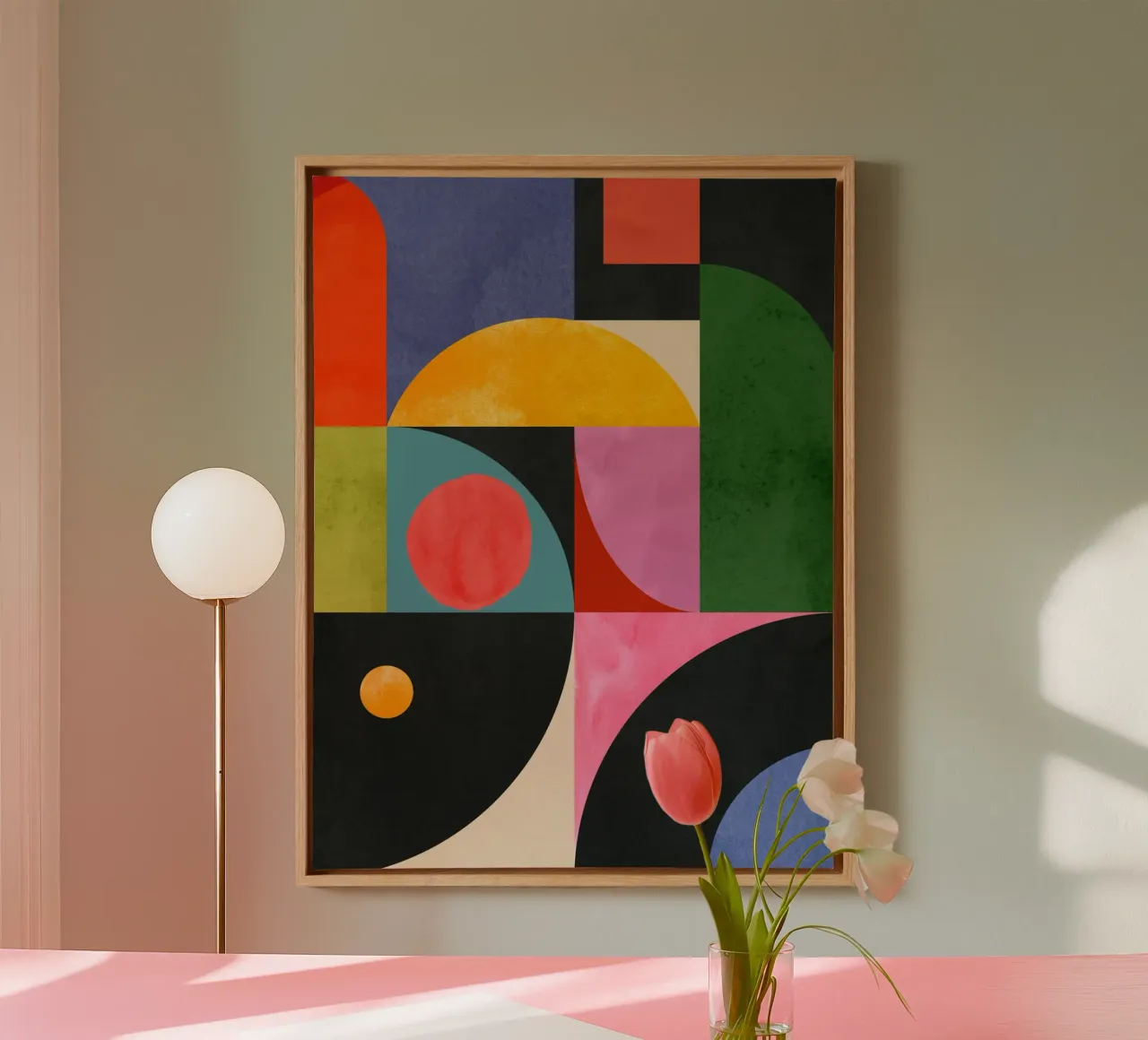 Geometric Shapes 150 canvas by Gaite