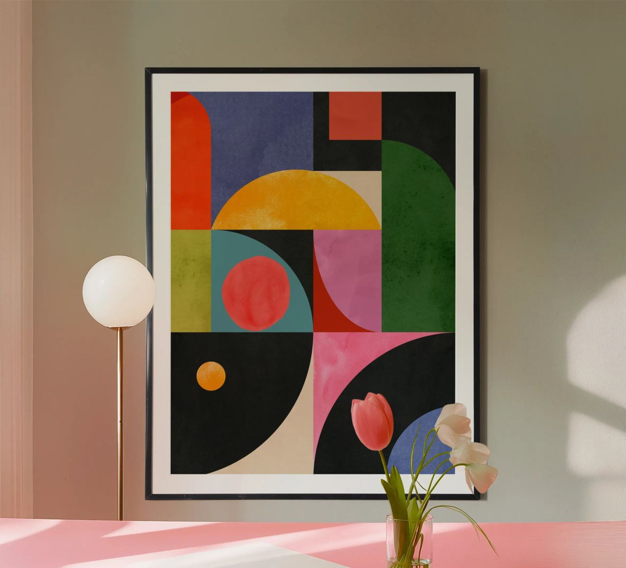 Geometrische Vormen 150 poster van Gaite