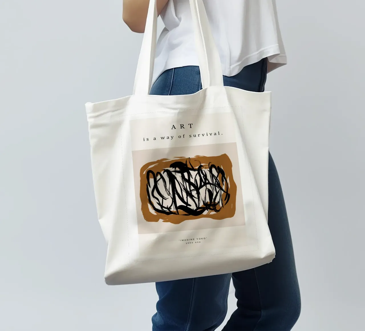 Vie Simple No 24 borsa in juta da treechild