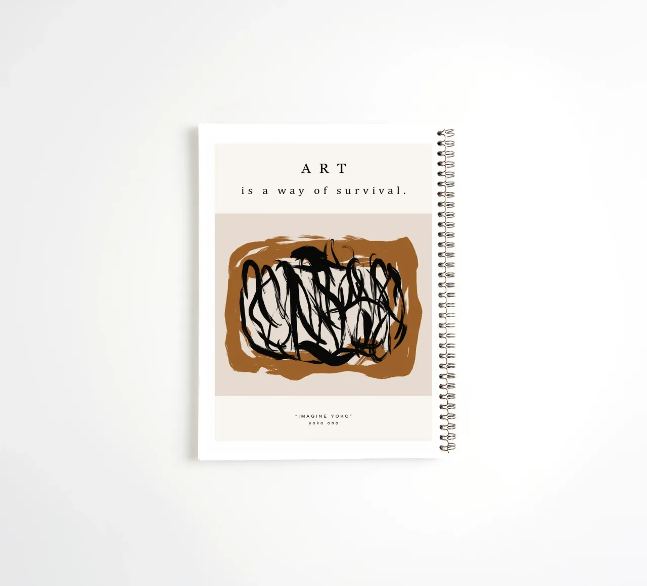 Vie Simple No 24 spiral notebook by treechild
