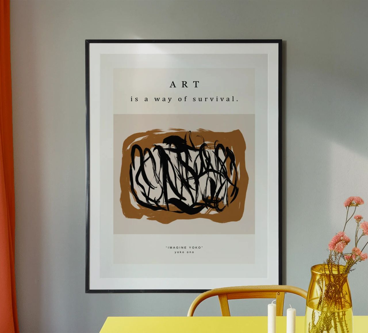 Vie Simple No 24 poster van treechild