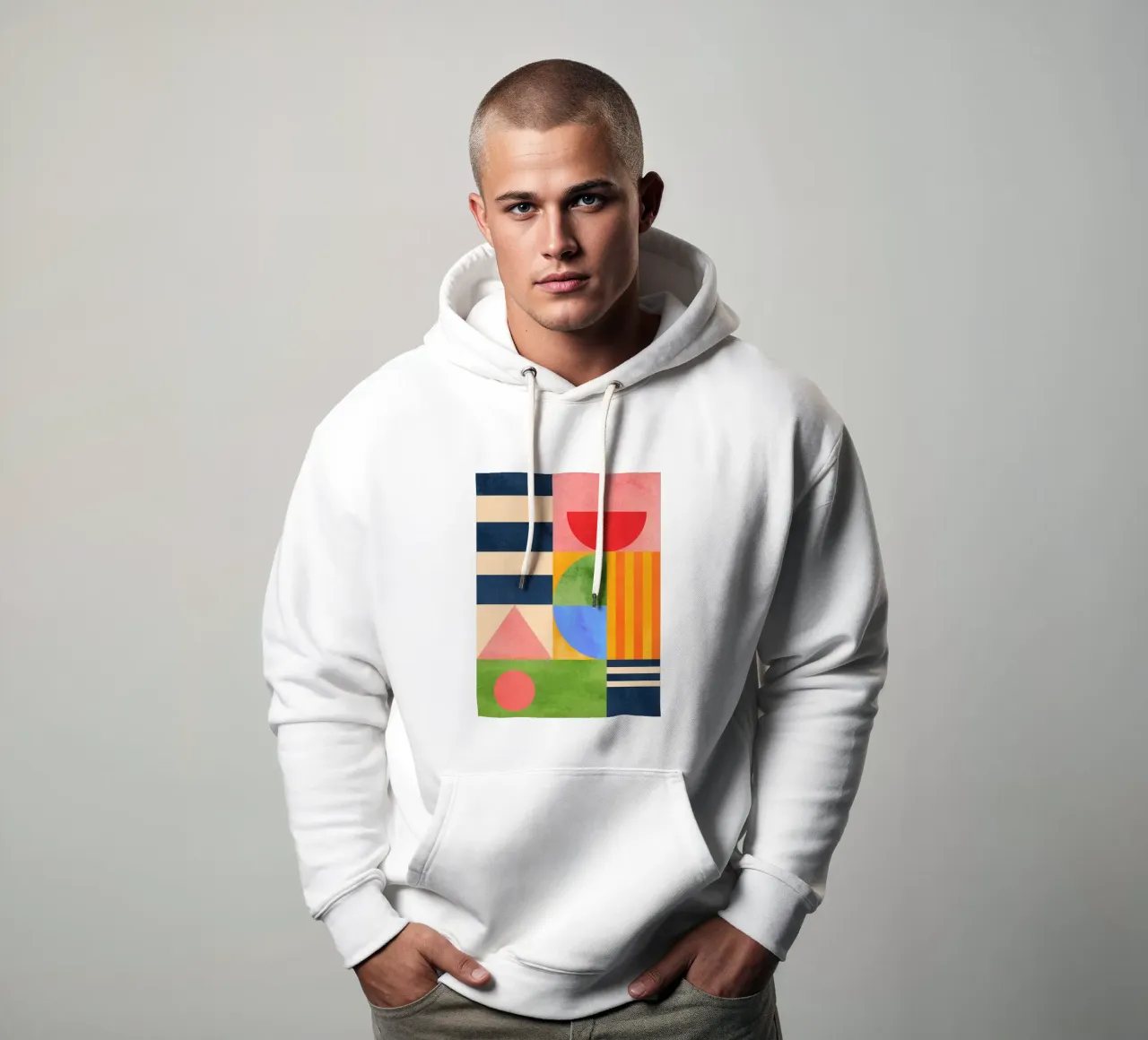 Geometric Shapes 148 hoodie by Gaite
