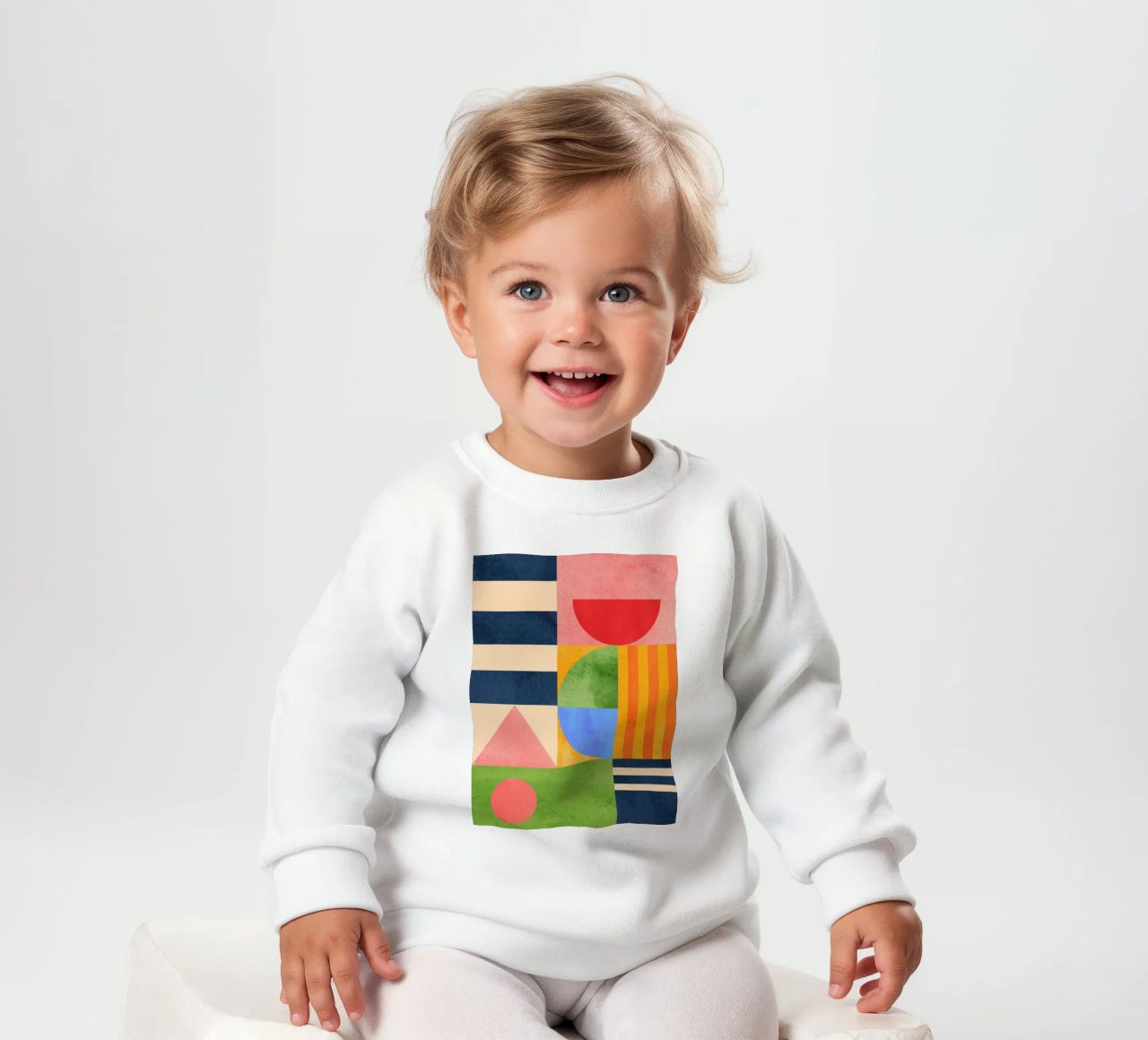 Forme geometriche 148 felpa neonato da Gaite